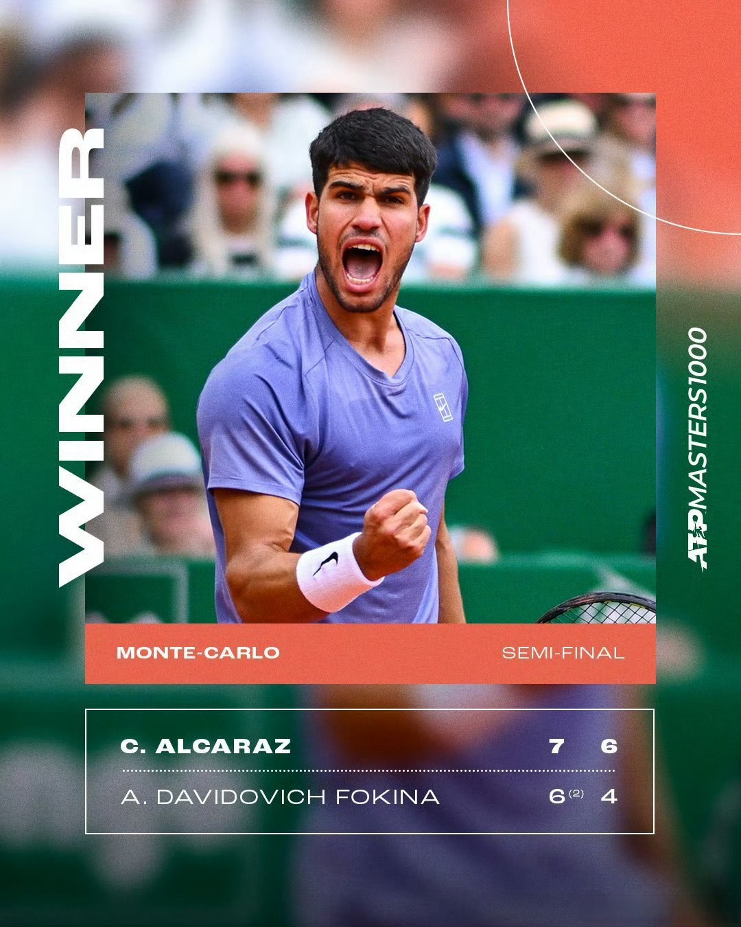 ATP总决赛横扫蒙特卡洛大师赛,穆雷状态火热 ATP总决赛横扫蒙特卡洛大师赛,穆雷状态火热